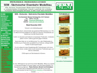sem-h0e-modelle.de Webseite Vorschau