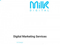 milkdigital.com.au Webseite Vorschau