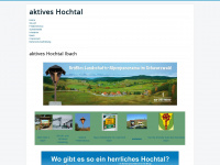 aktives-hochtal.de Webseite Vorschau