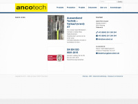 ancotech.at Webseite Vorschau