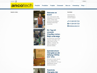 ancotech.ch Webseite Vorschau