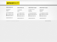 ancotech.com Webseite Vorschau