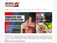 muskel-training.net Webseite Vorschau