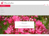 oleandershop.de Webseite Vorschau