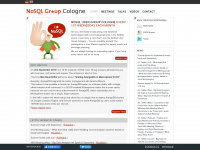 nosql-cologne.org Webseite Vorschau
