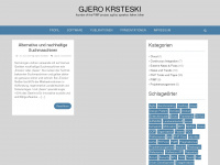 krsteski.de Webseite Vorschau