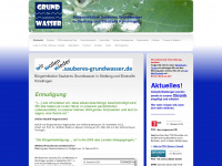 sauberes-grundwasser.de Webseite Vorschau