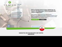 tempus-webdesign.de Webseite Vorschau