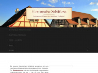 historische-schaeferei.de Webseite Vorschau