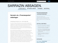 sarrazinabsagen.wordpress.com Webseite Vorschau