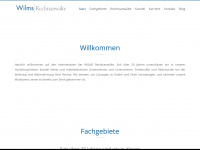 wilms.eu Webseite Vorschau