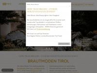 brautmoden-tirol.at Webseite Vorschau