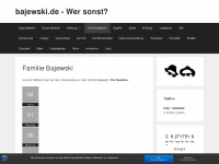bajewski.de Webseite Vorschau