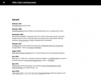 pen-club.li Webseite Vorschau