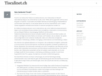 tiscalinet.ch Webseite Vorschau