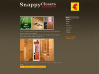 snappyclosets.com Webseite Vorschau