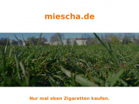 miescha.de Webseite Vorschau