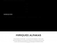 miriquidi-alpacas.com Webseite Vorschau