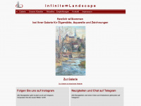 infinite-landscape.eu Webseite Vorschau