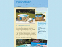pool-im-garten.de Webseite Vorschau