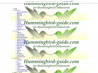 hummingbird-guide.com Webseite Vorschau