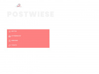 postwiese.de Webseite Vorschau