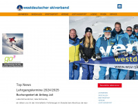 wsv-ski.de Webseite Vorschau