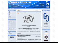 gamers-congress.de Webseite Vorschau