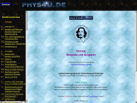 phys4u.de Webseite Vorschau