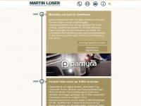 martin-loeser.com Webseite Vorschau
