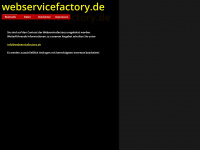 webservicefactory.de Webseite Vorschau