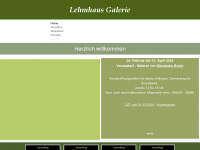 lehmhaus-galerie.de Webseite Vorschau