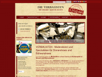 verbalisten.de Webseite Vorschau