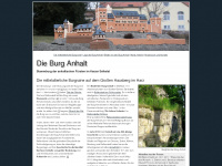 burg-anhalt.de Webseite Vorschau