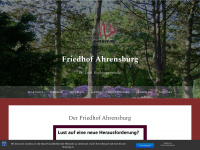 friedhof-ahrensburg.com Webseite Vorschau