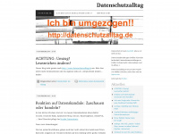 datenschutzalltag.wordpress.com Webseite Vorschau