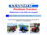 ecopard.com Webseite Vorschau