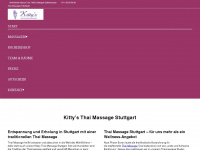 kittys-thaimassage.de Webseite Vorschau