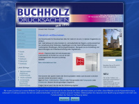buchholzdruck.de Webseite Vorschau