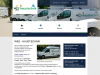 wes-haustechnik.de Webseite Vorschau