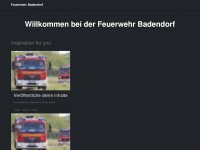 feuerwehr-badendorf.de Webseite Vorschau