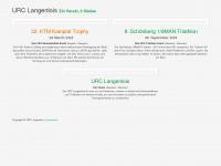 urc-langenlois.at Webseite Vorschau