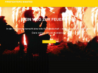 firefighters-wanted.ch Webseite Vorschau