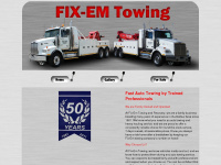 fixem-towing.co.za Webseite Vorschau