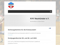 khv-nms.de Webseite Vorschau