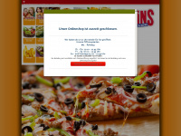 kevins-pizza.de Webseite Vorschau