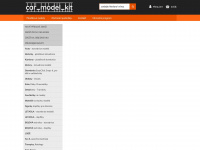 car-model-kit.cz Webseite Vorschau