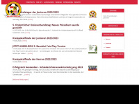 fussballverband-saalekreis.de Webseite Vorschau