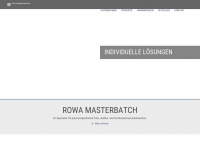 rowa-masterbatch.de Webseite Vorschau