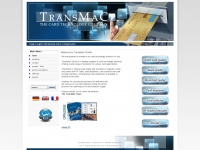 transmac.eu Webseite Vorschau